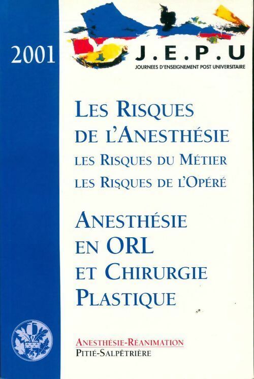 Livrenpoche : Anesthésie en ORL et chirurgie plastique - Collectif - Livre