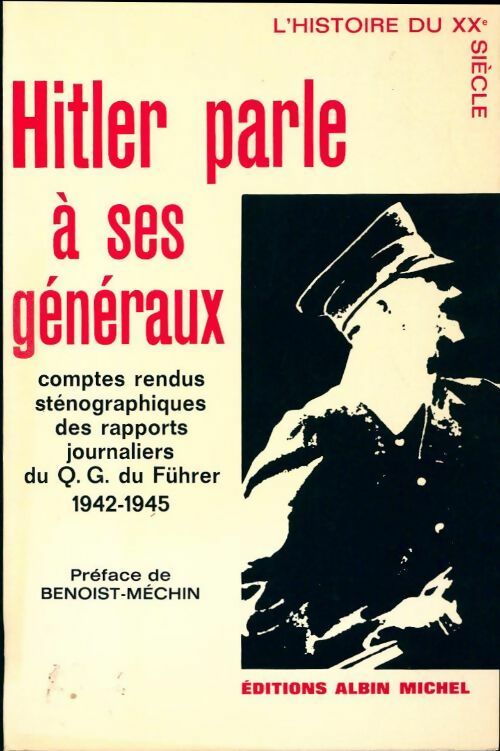 Livrenpoche : Hitler parle à ses généraux - Collectif - Livre