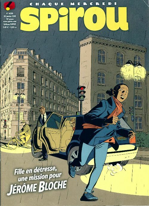 Livrenpoche : Spirou n°4058 : Fille en détresse, une mission pour Jérôme Bloche - Collectif - Livre