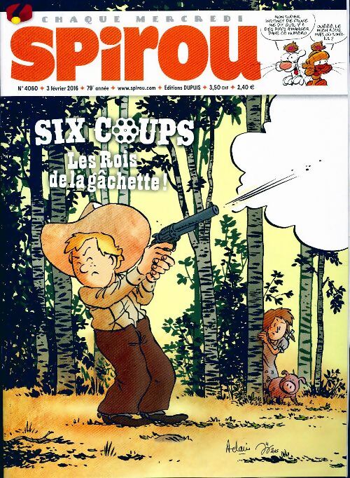 Livrenpoche : Spirou n°4060 : Six coups, les rois de la gâchette ! - Collectif - Livre