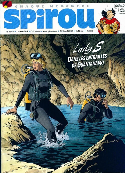 Spirou n°4064 : Lady S. Dans les entrailles de Guantanamo - Collectif -  Spirou - Livre