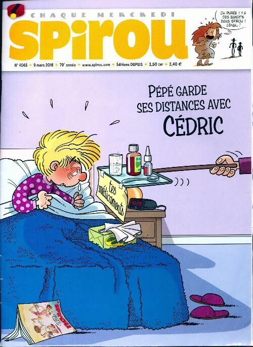 Livrenpoche : Spirou n°4065 : Pépé garde ses distances avec Cédric - Collectif - Livre