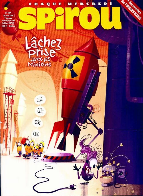 Livrenpoche : Spirou n°4071 : Lâchez prise avec les minions - Collectif - Livre