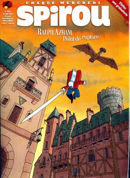 Livrenpoche : Spirou n°4084 : Ralph Azham, point de rupture - Collectif - Livre