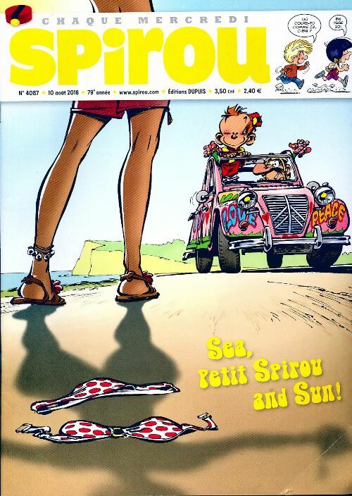 Livrenpoche : Spirou n°4087 : Sea, petit Spirou and Sun ! - Collectif - Livre
