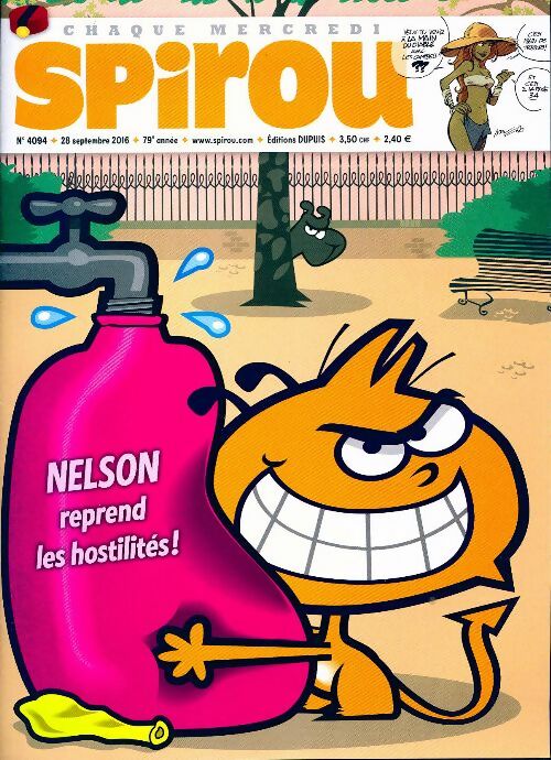 Livrenpoche : Spirou n°4094 : Nelson reprend les hostilités - Collectif - Livre