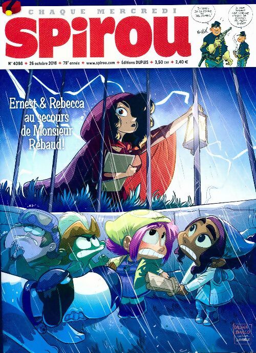 Livrenpoche : Spirou n°4098 : Ernest & Rebecca au secours de Monsieur Rebaud ! - Collectif - Livre