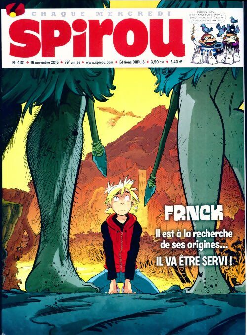 Spirou n°4101 : Frnck - Collectif -  Spirou - Livre