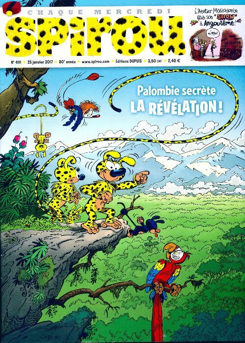 Livrenpoche : Spirou n°4111 : Palombie secrète, la révélation - Collectif - Livre