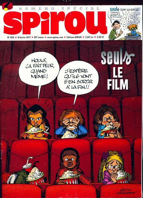 Livrenpoche : Spirou n°4113 : Seuls le film - Collectif - Livre
