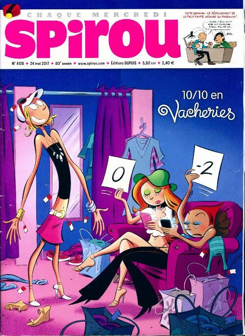 Livrenpoche : Spirou n°4128 : 10/10 en vacheries - Collectif - Livre