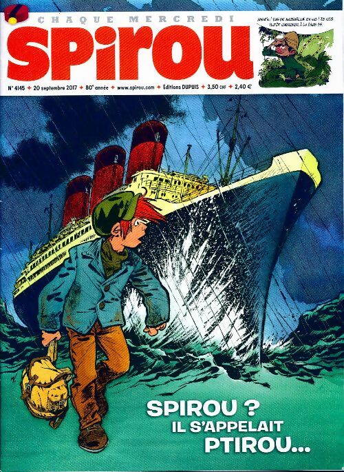 Livrenpoche : Spirou n°4145 : Spirou ? Il s'appelait Ptirou... - Collectif - Livre