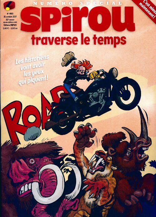 Livrenpoche : Spirou n°4150 : Spirou traverse le temps - Collectif - Livre