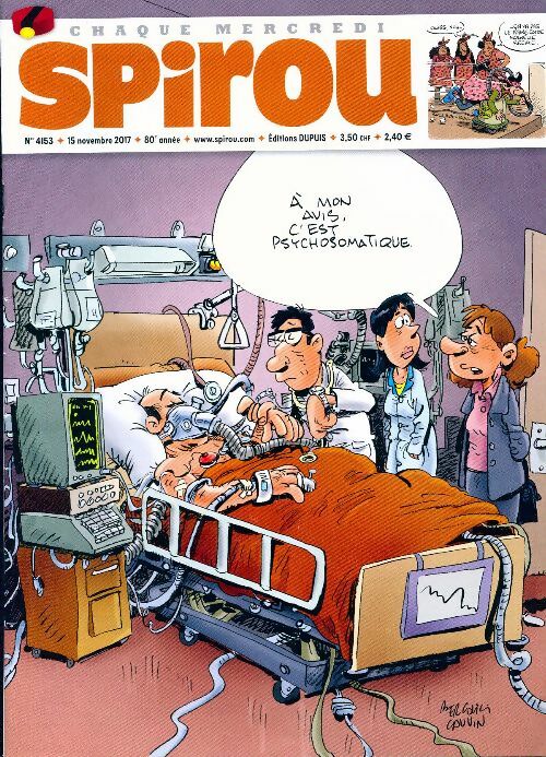 Livrenpoche : Spirou n°4153 : A mon avis, c'est psychosomatique - Collectif - Livre