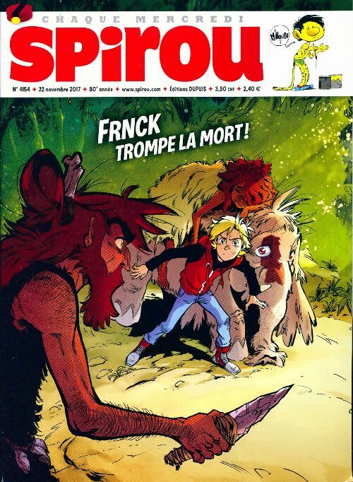 Spirou n°4154 : Franck trompe la mort ! - Collectif -  Spirou - Livre