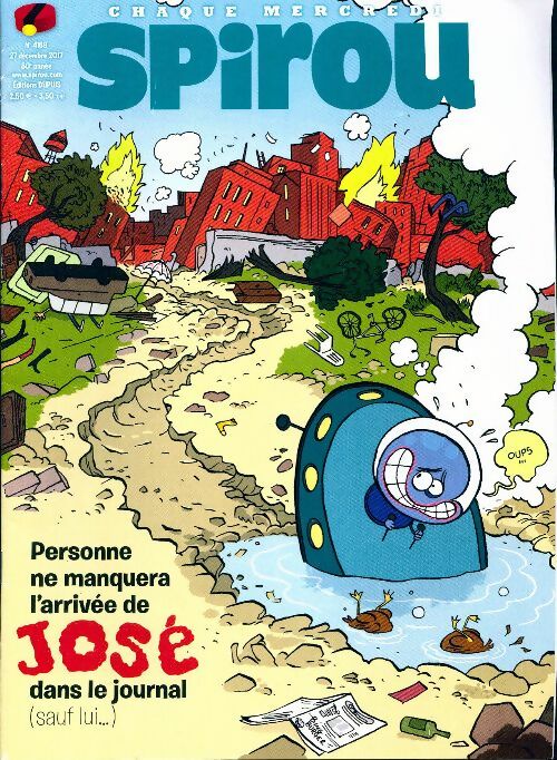 Livrenpoche : Spirou n°4159 : Personne ne manquera l'arrivée de José - Collectif - Livre