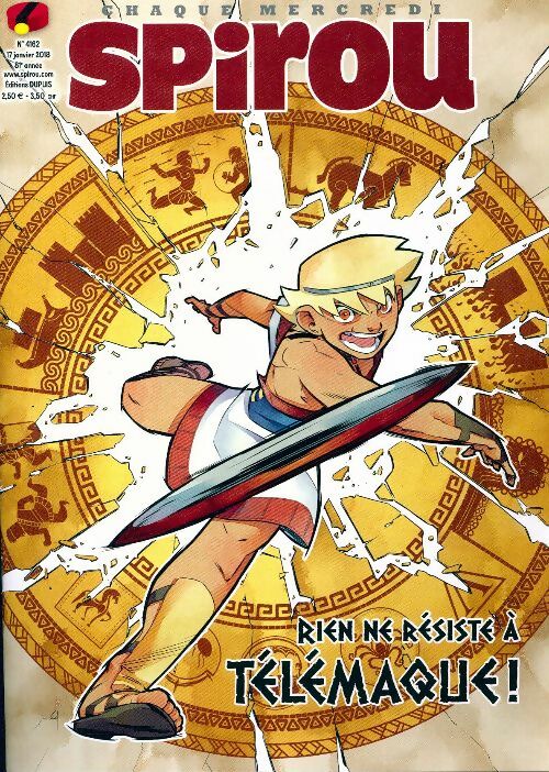 Livrenpoche : Spirou n°4162 : Rien ne résiste à Télémaque ! - Collectif - Livre