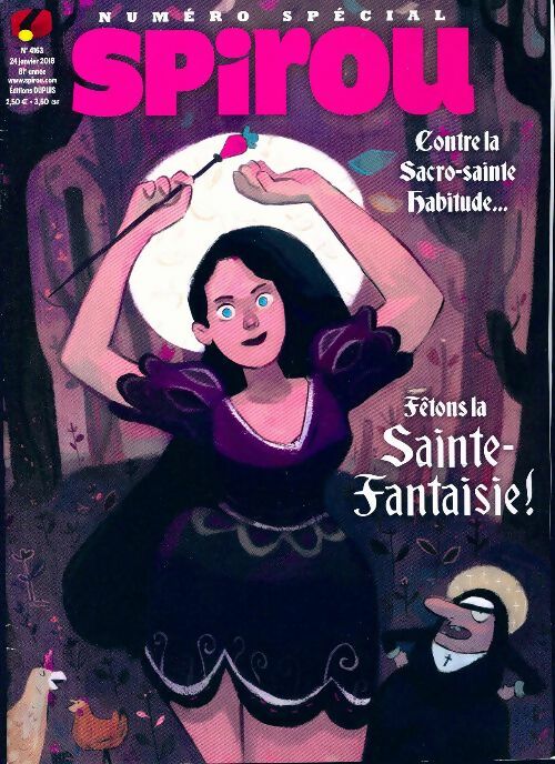 Livrenpoche : Spirou n°4163 : Fêtons la Sainte-Fantaisie - Collectif - Livre
