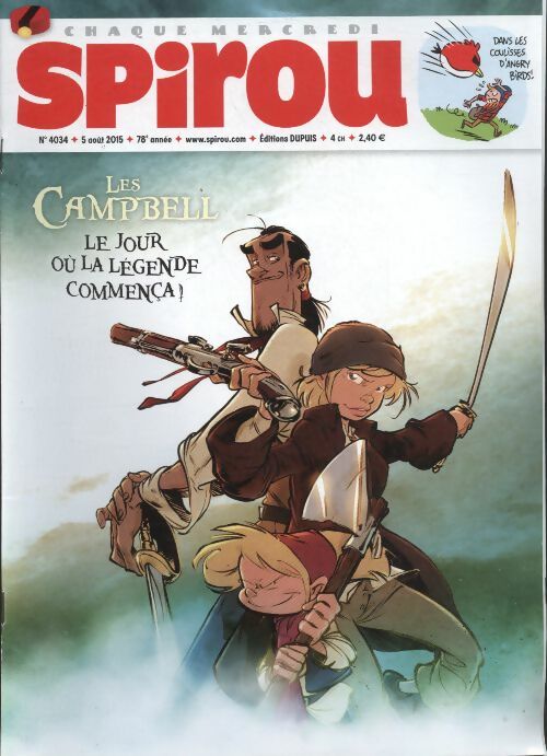 Livrenpoche : Spirou n°4034 :  - Collectif - Livre