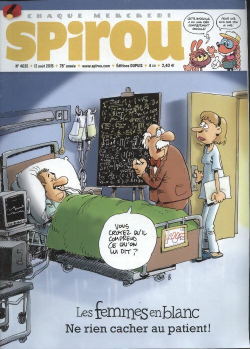 Livrenpoche : Spirou n°4035 :  - Collectif - Livre