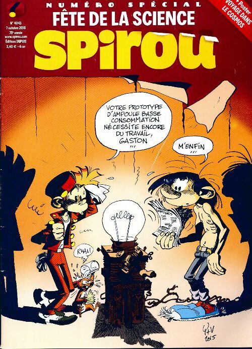 Livrenpoche : Spirou n°4043 : Fête de la science - Collectif - Livre