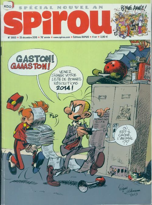 Livrenpoche : Spirou n°3950 : Gaston ! - Collectif - Livre