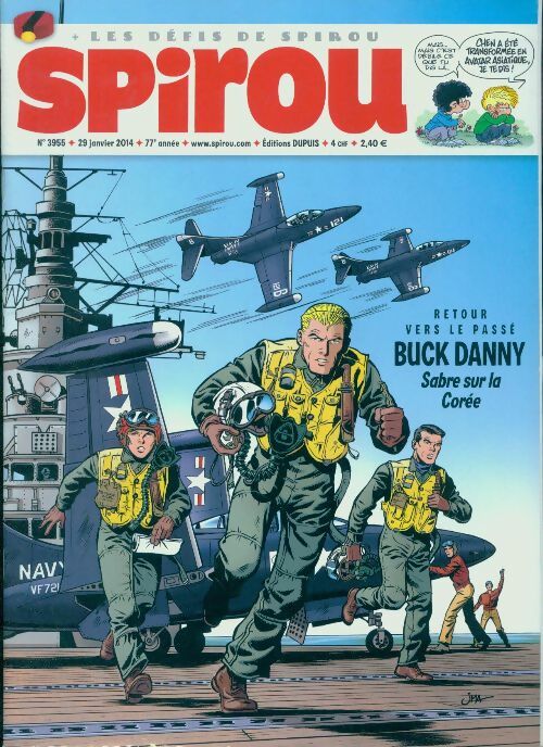 Livrenpoche : Spirou n°3955 : Buck Danny, retour vers le passé - Collectif - Livre
