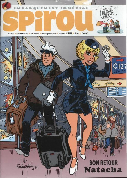Livrenpoche : Spirou n°3961 : Bon retour Natacha - Collectif - Livre