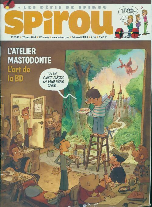 Livrenpoche : Spirou n°3963 : L'atelier mastedonte - Collectif - Livre