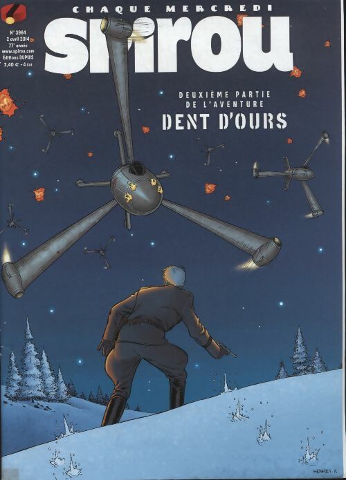 Livrenpoche : Spirou n°3964 : Deuxième partie de l'aventure "Dent d'ours" - Collectif - Livre