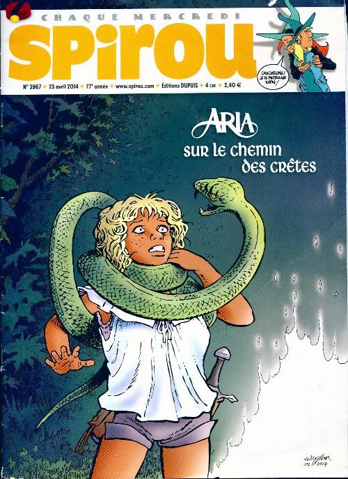 Livrenpoche : Spirou n°3967 : Aria sur le chemin des crêtes - Collectif - Livre