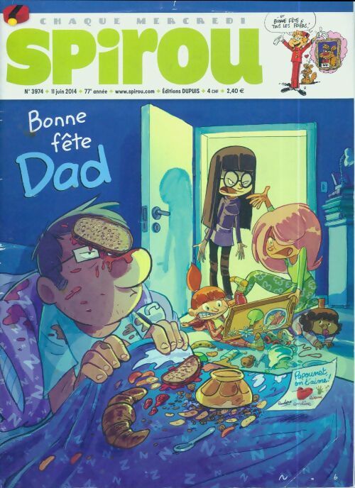 Livrenpoche : Spirou n°3974 : Bonne fête Dad - Collectif - Livre