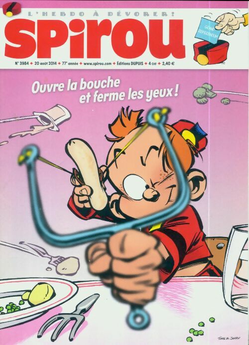 Livrenpoche : Spirou n°3984 : Ouvre la bouche et ferme les yeux ! - Collectif - Livre