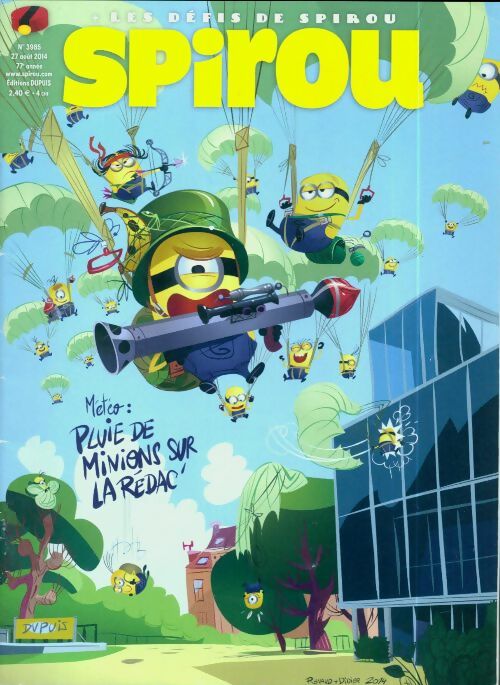 Livrenpoche : Spirou n°3985 : Météo : Pluie de minions sur la rédac' - Collectif - Livre