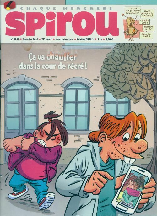 Livrenpoche : Spirou n°3991 : Ca va chauffer dans la cour de récré ! - Collectif - Livre