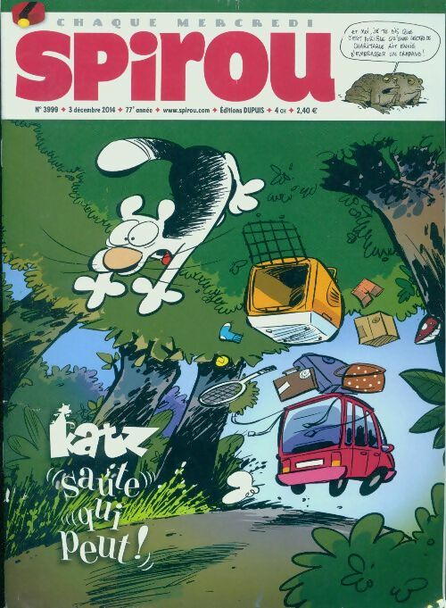 Livrenpoche : Spirou n°3999 : Katz, saute qui peut - Collectif - Livre