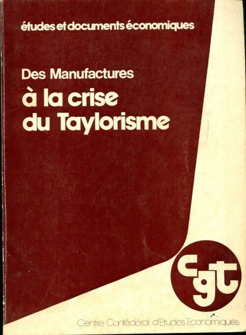 Livrenpoche : Des manufactures à la crise du taylorisme - Bernard Doray - Livre