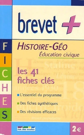 Livrenpoche : Histoire-géo, éducation civique brevet. Les 41 fiches clés - Jean-François Lecaillon - Livre