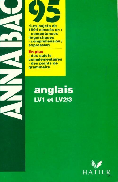 Livrenpoche : Anglais LV1et LV2/3 1995 - Collectif - Livre