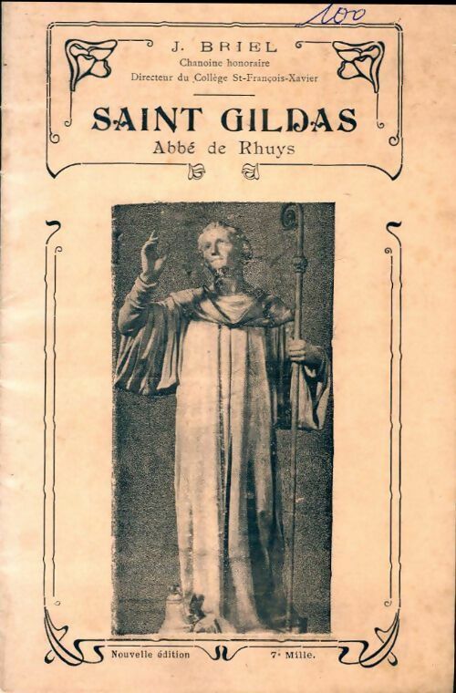 Livrenpoche : Saint Gildas, abbé de Rhuys - Chanoine J. Briel - Livre