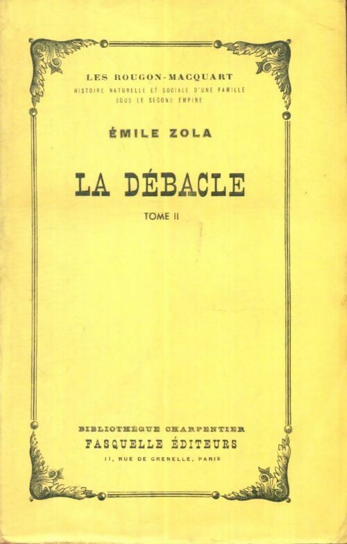 Livrenpoche : La débâcle Tome II - Emile Zola - Livre