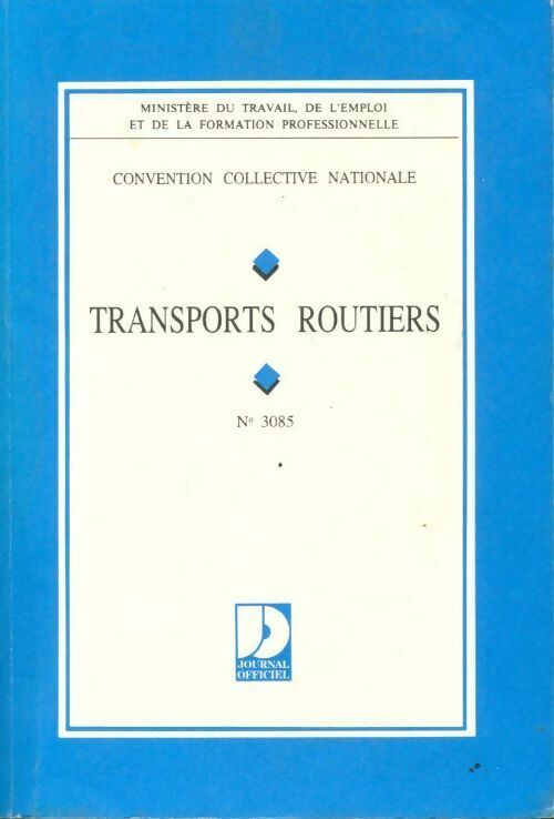Livrenpoche : Convention collective nationale transports routiers - Inconnu - Livre