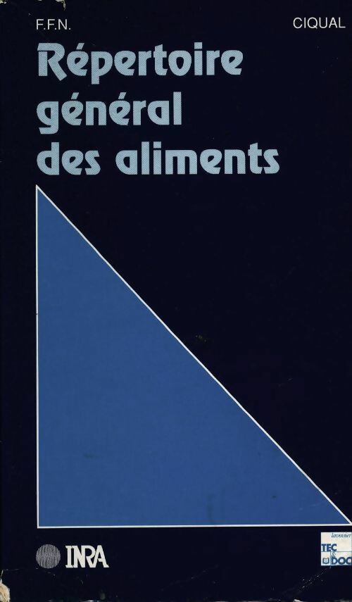 Livrenpoche : Répertoire général des aliments - Collectif - Livre
