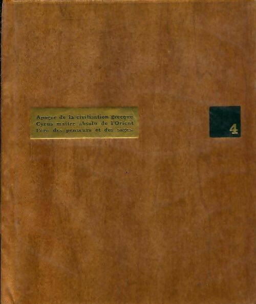 Livrenpoche : Histoire comparée des civilisations Tome IV : De 60 à 350 av. J.-C. - Hans H. Hofstätter - Livre