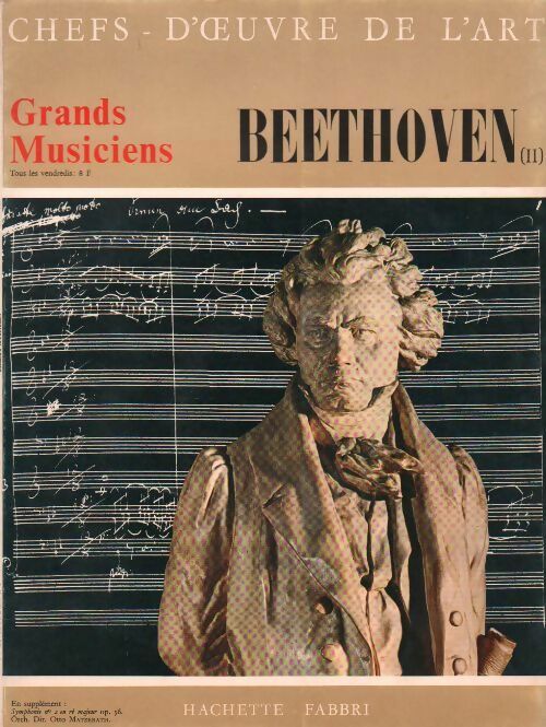 Chefs-d'oeuvre de l'art n°5. Beethoven Tome II - Collectif -  Grands musiciens - Livre