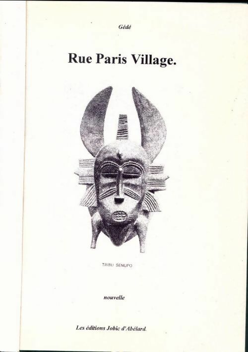 Livrenpoche : Rue paris village - Gédé - Livre