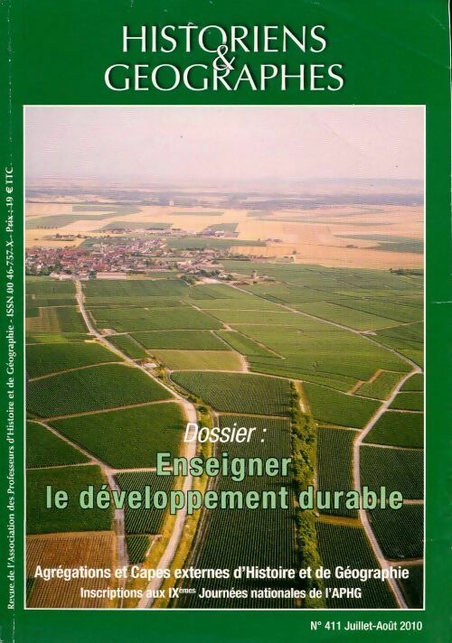 Livrenpoche : Historiens & géographes n°411 : Enseigner le développement durable - Collectif - Livre