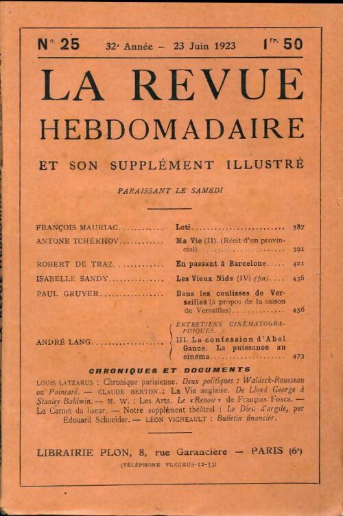 Livrenpoche : La revue hebdomadaire 32e année n°25 - Collectif - Livre