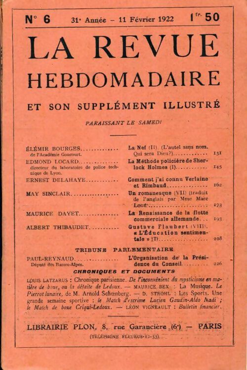 Livrenpoche : La revue hebdomadaire 31e année n°6 - Collectif - Livre