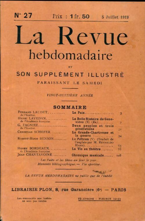 Livrenpoche : La revue hebdomadaire 28e année n°27 - Collectif - Livre